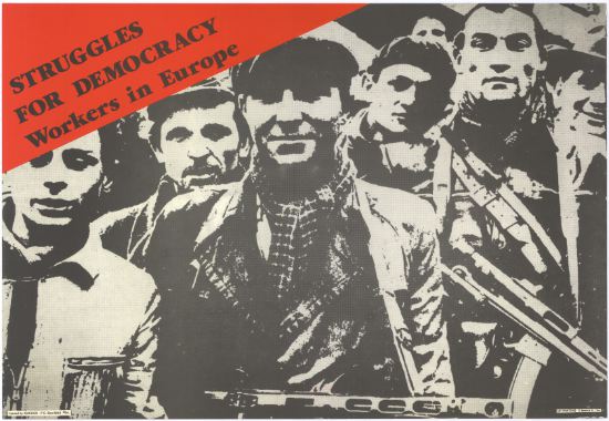 Struggles for Democracy: Workers in Europe, SAHA Poster Collection, AL2446_1167