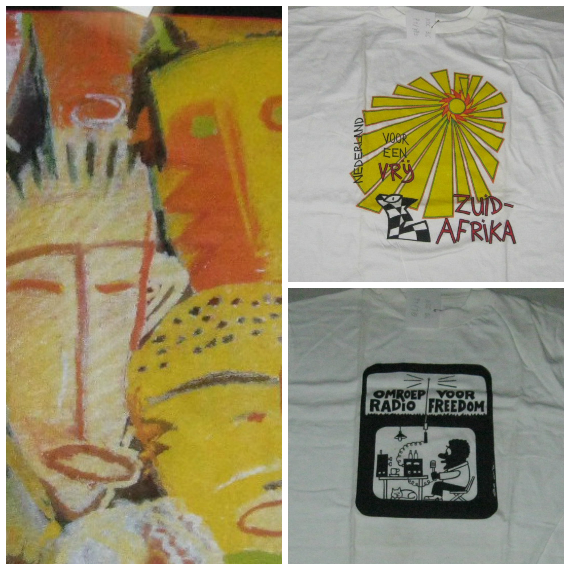 Collage of t-shirts from the IISH collection