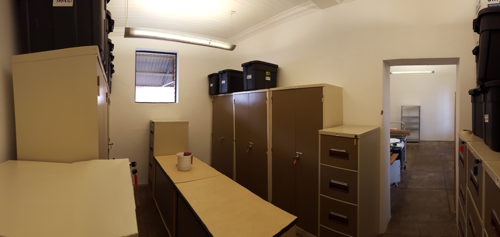 The main office store room after the reshuffle