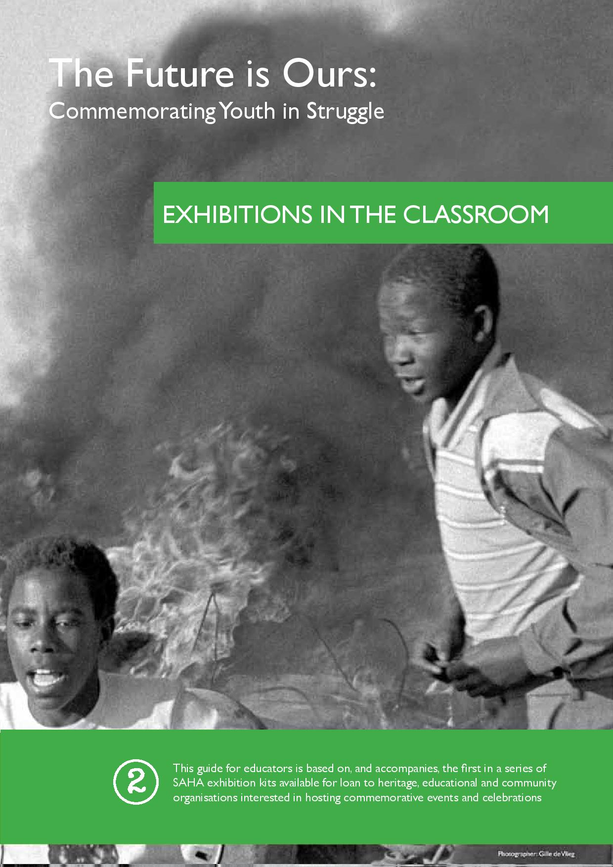 Cover of Exhibitions in the Classroom booklet for Youth Day
