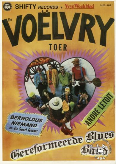 Voelvry tour poster